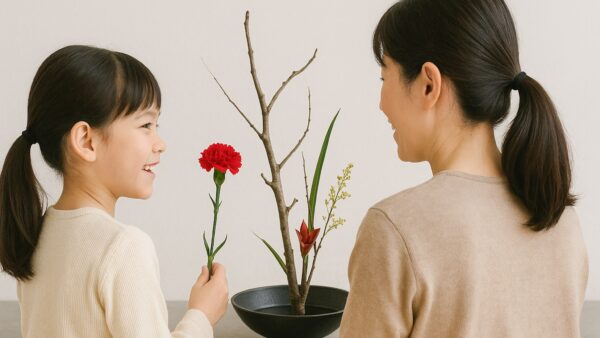 【体験談】お受験をきっかけに。親子で始めたいけばな体験